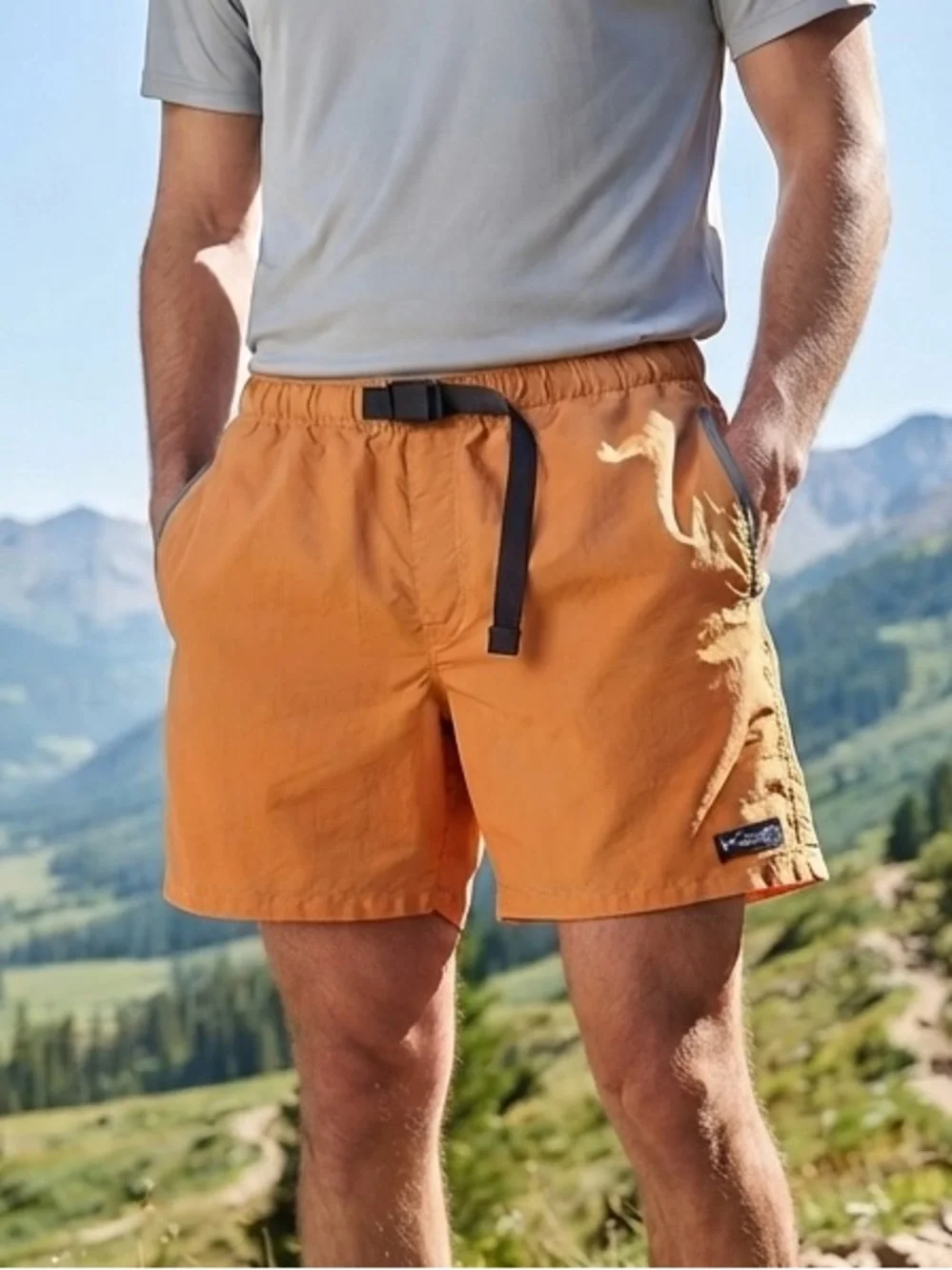 Columbia Orange Baggies Shorts